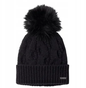 Columbia Boundless Days Cable Knit Pom Beanie 2092641010 Czarne One size - Czapki damskie - miniaturka - grafika 1