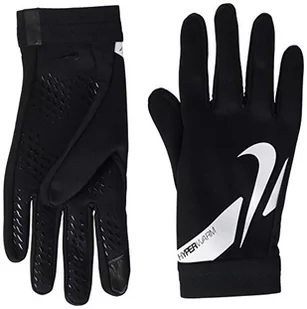 Nike, Nike Hyperwarm Academy, rękawice piłkarskie, czarne/białe, rozmiar S, dla dorosłych - Piłka nożna - miniaturka - grafika 1