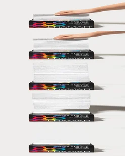 Framar - Folia Fryzjerska Star Struck Silver 5x11 Pop Up Foil 500szt - Pozostałe akcesoria fryzjerskie - miniaturka - grafika 2