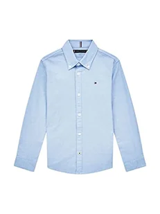 Tommy Hilfiger Boys Stretch Oxford Shirt L/S Bluzka dziecięca, Calm Blue, 12 lat - Bluzki damskie - miniaturka - grafika 1