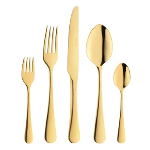 Zestaw sztućców na 12 osób 60 elementów SLIM GOLD - Zestawy sztućców - miniaturka - grafika 1