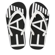 Klapki i japonki męskie - Japonki EA7 Emporio Armani 7X000659 AF22188 MC001 Czarny - miniaturka - grafika 1