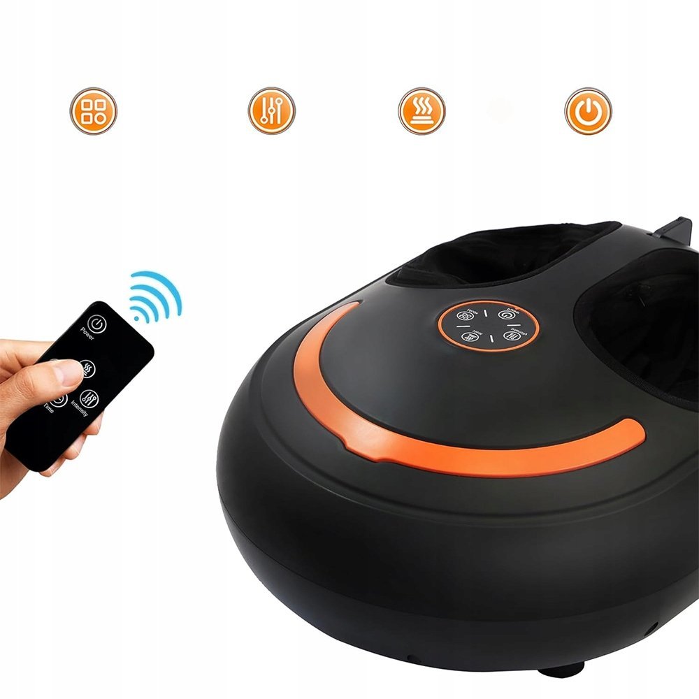 MASAŻER STÓP PRZENOŚNY Z OGRZEWANIEM UGNIATANIE SHIATSU ELEKTRYCZNA MASZYNA