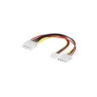 Kable komputerowe i do monitorów - MicroConnect PC Y-Power supply cable 0,13m PI01132 - miniaturka - grafika 1