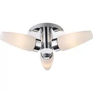 Lampy sufitowe - Globo Lighting Plafon Vida 63101-3D lampa sufitowa 3x40W E14 chrom czarny - miniaturka - grafika 1
