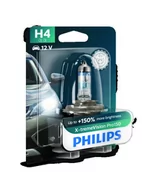 Żarówki samochodowe - Żarówka PHILIPS H4 X-tremeVision Pro150 (1 sztuka) - miniaturka - grafika 1