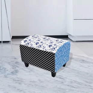 vidaXL Podnóżek Puf Rustykalny styl - Pufy i podnóżki - miniaturka - grafika 1