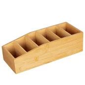 Pojemniki kuchenne - ORGANIZER BAMBUSOWY NA PRZYPRAWY W TOREBKACH 3807 - miniaturka - grafika 1