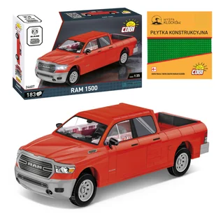 KLOCKI COBI 24607 Samochód RAM 1500 183 El. + PŁYTKA - Klocki - miniaturka - grafika 1