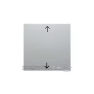Klawisze i ramki - Hager polo Klawisz z nadrukiem symbolu strzałki śnieżnobiały S.1/B.1/B.3/B.7 Glas 16201919 16201919 - miniaturka - grafika 1