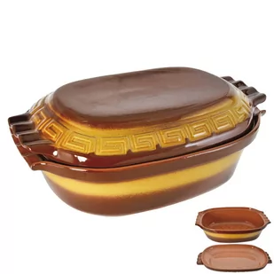 Orion żarodporne naczynie ceramiczne z pokrywką 2 l - Naczynia żaroodporne - miniaturka - grafika 2