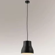 Lampy sufitowe - Shilo Industrialna LAMPA wisząca NIGATA 7836 metalowa OPRAWA okrągły ZWIS loft czarny - miniaturka - grafika 1