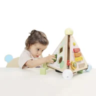 Sortery dla dzieci - Classic World CLASSIC WORLD Piramida Aktywności Activity Box 4w1 - miniaturka - grafika 1