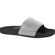 Klapki i japonki damskie - Klapki Skechers Pop Ups-Stone Age W 32369-BLK czarne - miniaturka - grafika 1