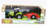 Samochody i pojazdy dla dzieci - Traktor zielony z przyczepą Madej - model lub pojazd - miniaturka - grafika 1