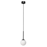Lampy sufitowe - Kaspa Kulisty zwis nad łóżko LAMIA 11039102 szklana lampa wisząca biała - miniaturka - grafika 1
