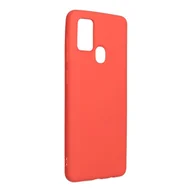 Etui i futerały do telefonów - Forcell Futerał SILICONE LITE do SAMSUNG Galaxy A21S różowy - miniaturka - grafika 1