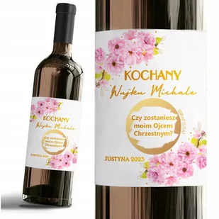 ETYKIETA PYTANIE DLA CHRZESTNYCH ZDRAPKA WINO Y7 - Dekoracje domu - miniaturka - grafika 1