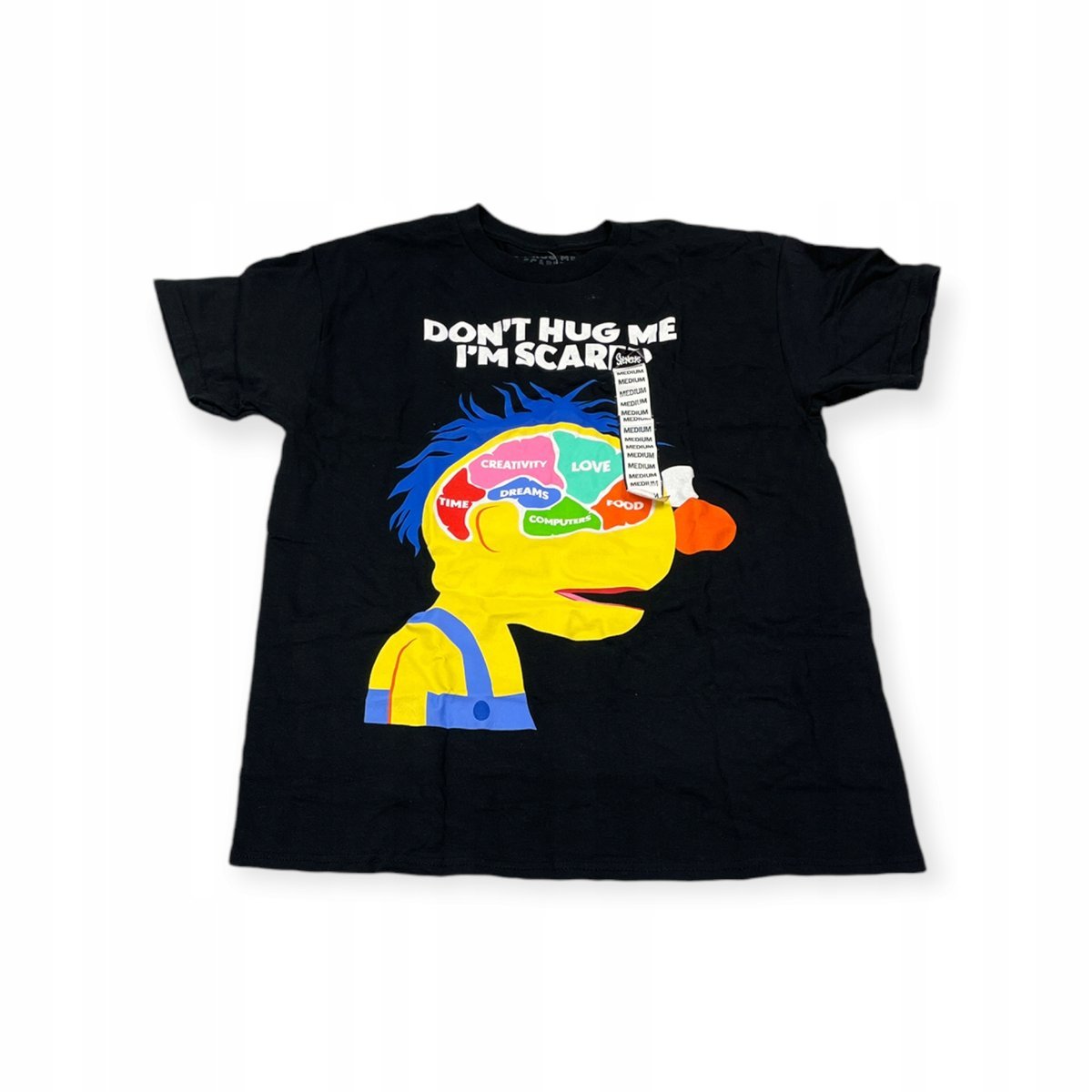 Koszulka T-shirt męski okrągły dekolt SPENCER'S DON'T HUG ME M
