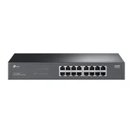 Switche - TP-Link LS1016G łącza sieciowe Nie zarządzany Gigabit Ethernet (10/100/1000) Czarny - miniaturka - grafika 1