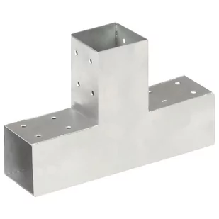 vidaXL Łącznik do słupków w kształcie T, metalowy, 71x71 mm - Akcesoria do ogrodzeń - miniaturka - grafika 1