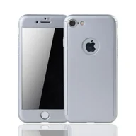 Etui i futerały do telefonów - Etui na telefon komórkowy Pokrowiec ochronny na Apple iPhone 6 / 6s Pełna obudowa Osłona ekranu 360 Srebrny - miniaturka - grafika 1