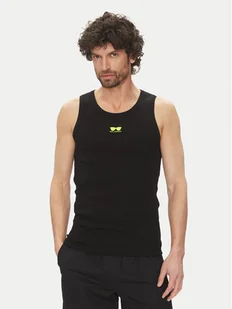 KARL LAGERFELD Tank top 755401 552238 Czarny Slim Fit - Koszulki męskie - miniaturka - grafika 1