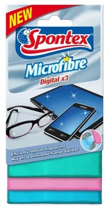 Spontex Ściereczka z mikrowłókna, 3 szt. 12100024 - Ściereczki, gąbki, czyściki - miniaturka - grafika 2