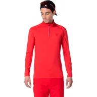 Bluzy narciarskie - Koszulka termoaktywna Rossignol Classique 1/2 Zip czerwona - XL - miniaturka - grafika 1