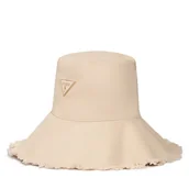 Czapki damskie - Kapelusz Guess AW5511 COT01 Beżowy jasny - miniaturka - grafika 1