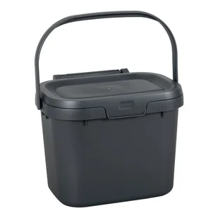 Addis , kompostownik na odpady spożywcze do kuchni, plastik, metaliczny srebrny, Compost Caddy - Kosze na śmieci - miniaturka - grafika 2