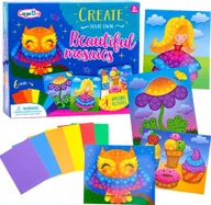 Zabawki kreatywne - Jokomisiada Kreatywna WYKLEJANKA piankowa mozaika SOWA ZA2127 - miniaturka - grafika 1