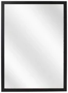 Lustra - Czarne lustro wiszące w drewnianej ramie N4-S58 - miniaturka - grafika 1