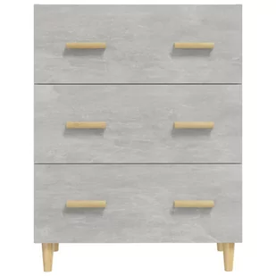 Lumarko Komoda, szarość betonu, 70x34x90 cm, materiał drewnopochodny - Komody - miniaturka - grafika 4