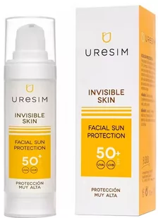 Krem przeciwsłoneczny Uresim Invisible Skin Facial SPF50+ 30 ml (8437001807017) - Balsamy i kremy do opalania - miniaturka - grafika 1