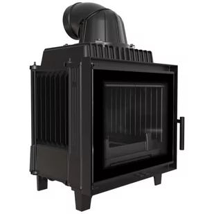 Kratki Kominek powietrzny żeliwny FRANEK 10 KW DECO - Kominki wolnostojące - miniaturka - grafika 1