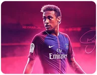 Podkładki pod mysz - PODKŁADKA POD MYSZKĘ NEYMAR Z IMIENIEM 23x19CM DO LAPTOPA - miniaturka - grafika 1