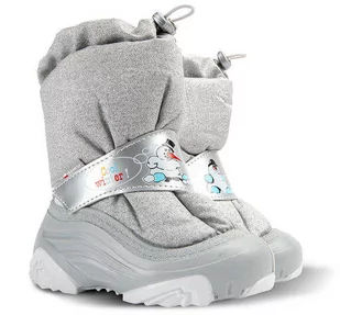 Śniegowce dziecięce Snowmen 2 SILVER NE - Śniegowce damskie - miniaturka - grafika 1