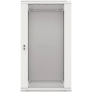 Lanberg Szafa wisząca, 19" 22U, 600x600, szara FLAT PACK WF01-6622-10S - Szafy rack - miniaturka - grafika 1