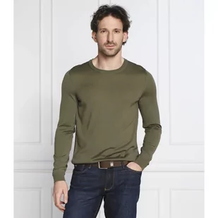 BOSS Wełniany sweter Leno-P | Slim Fit - Swetry męskie - miniaturka - grafika 1