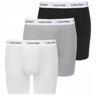 Majtki męskie - Calvin Klein Męskie Bokserki CK Majtki z gumką 3 PAK Low Rise Trunk r. XXL - miniaturka - grafika 1