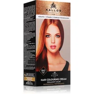Farby do włosów i szampony koloryzujące - Kallos Glow Lasting Cream Colour trwała farba do włosów odcień Corall Red 60 ml - miniaturka - grafika 1