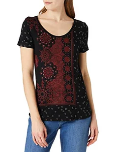 Desigual Ts_estambul t-shirt damski, czarny, XS - Koszulki i topy damskie - miniaturka - grafika 1