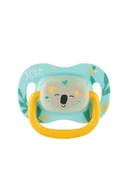 Smoczki do butelek - Canpol babies Smoczek silikonowy 6-18m  symetryczny Exotic Koala - miniaturka - grafika 1