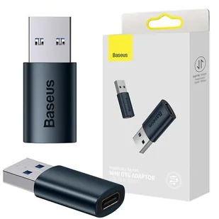 Baseus Adapter USB-A do USB-C Ingenuity OTG (niebieski) ZJJQ000103 - Adaptery i przejściówki - miniaturka - grafika 1