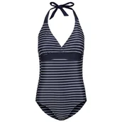 Stroje kąpielowe - Damski strój kąpielowy Regatta Flavia Swim Cstm II Rozmiar: L / Kolor: ciemnoniebieski/biały - miniaturka - grafika 1