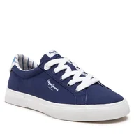 Trampki damskie - Pepe jeans Tenisówki Kenton Bass PLS31293 Navy 595 - miniaturka - grafika 1