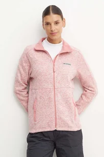 Columbia bluza sportowa Sweather Weather kolor różowy gładka 2085724 - Bluzy damskie - miniaturka - grafika 1
