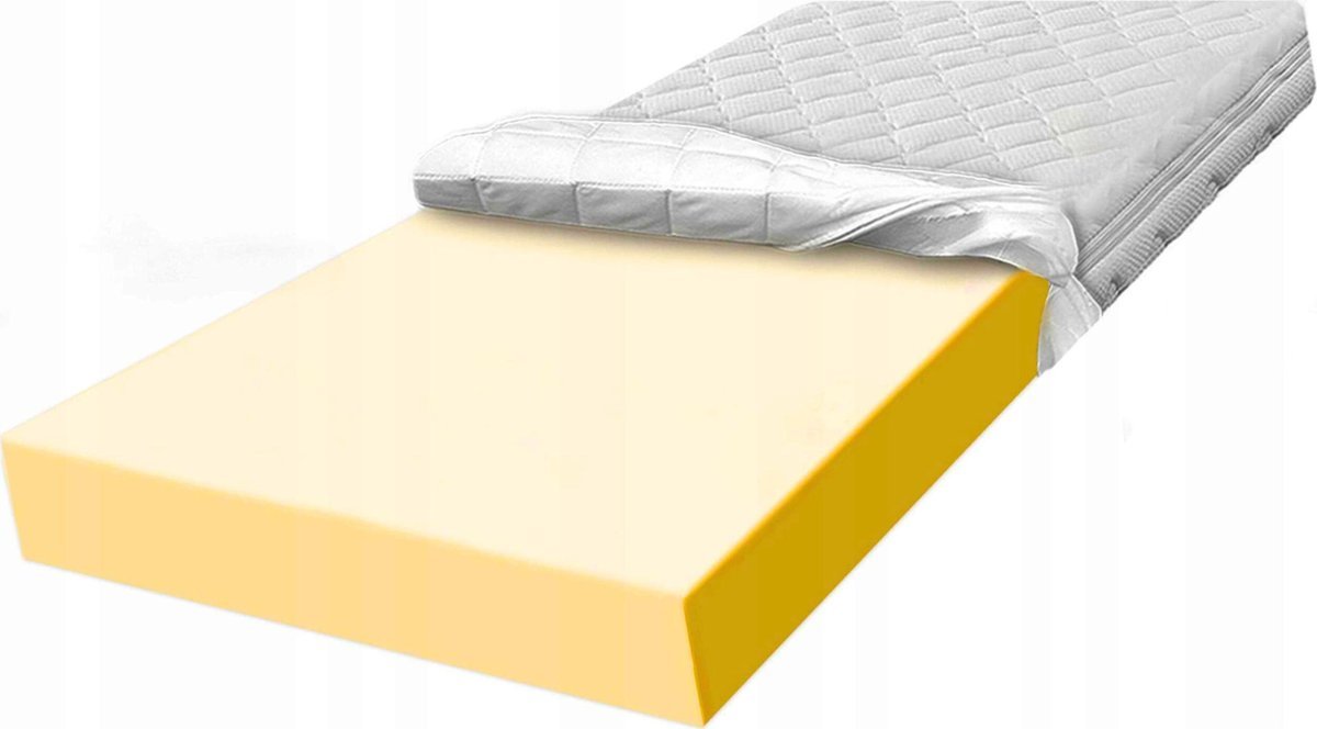 Materac 90x200 nawierzchniowy H2 elastyczny przewiewny top wentylujący 2 cm