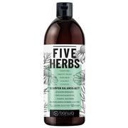 Szampony do włosów - Barwa Five Herbs szampon balansujący do włosów przetłuszczających się 480ml - miniaturka - grafika 1